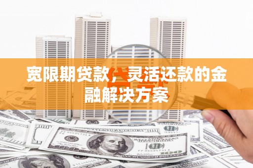 永定宽限期贷款，灵活还款的金融解决方案