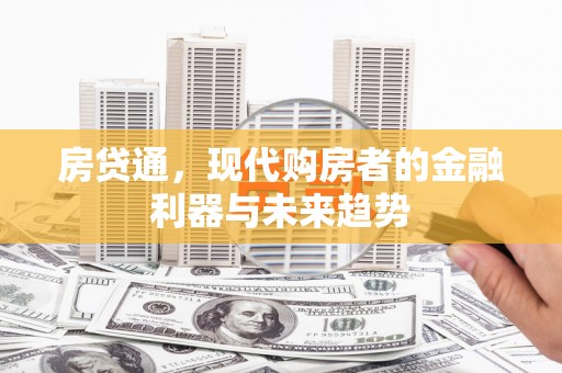 永定房贷通，现代购房者的金融利器与未来趋势