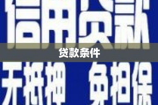 永定贷款条件