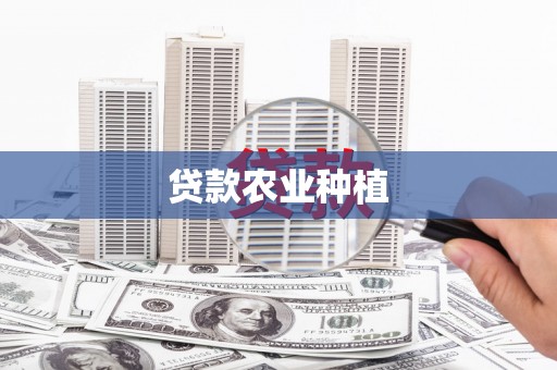永定贷款农业种植