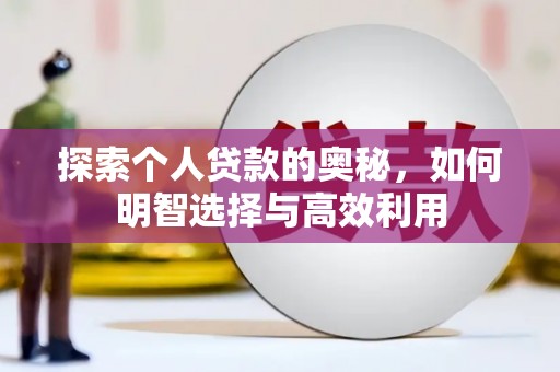 永定探索个人贷款的奥秘，如何明智选择与高效利用