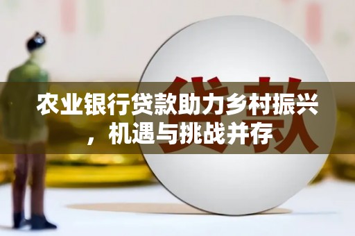永定农业银行贷款助力乡村振兴，机遇与挑战并存