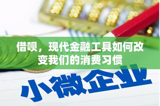 永定借呗，现代金融工具如何改变我们的消费习惯