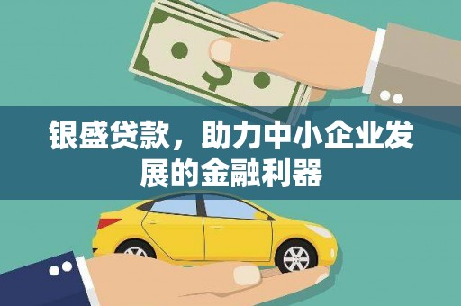 永定银盛贷款，助力中小企业发展的金融利器