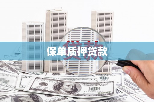 永定保单质押贷款