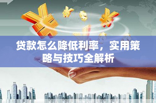 永定贷款怎么降低利率，实用策略与技巧全解析