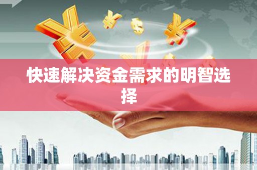 永定快速解决资金需求的明智选择