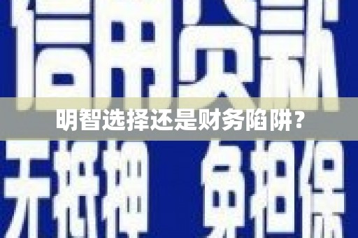 永定明智选择还是财务陷阱？