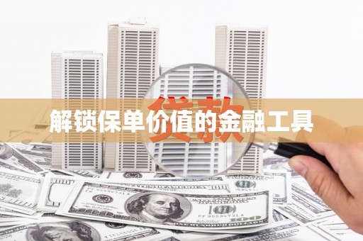 永定解锁保单价值的金融工具